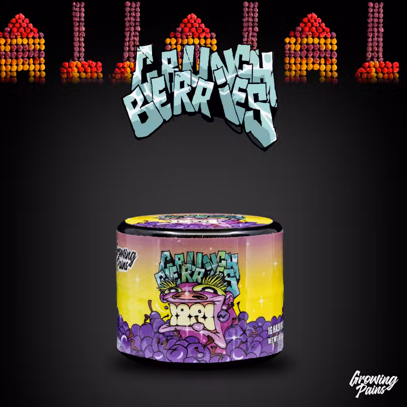 Photograph of product: Growing Pains - Live au chocolat Rosin - (1g) - **CRUNCH BERRIES**