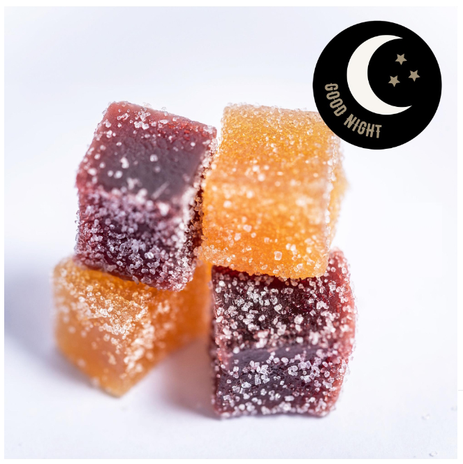 Photograph of product: GOOD Night 2:1:1 (100mg) TH-oui:CBD:CBN Gummies by GOOD Oui'd