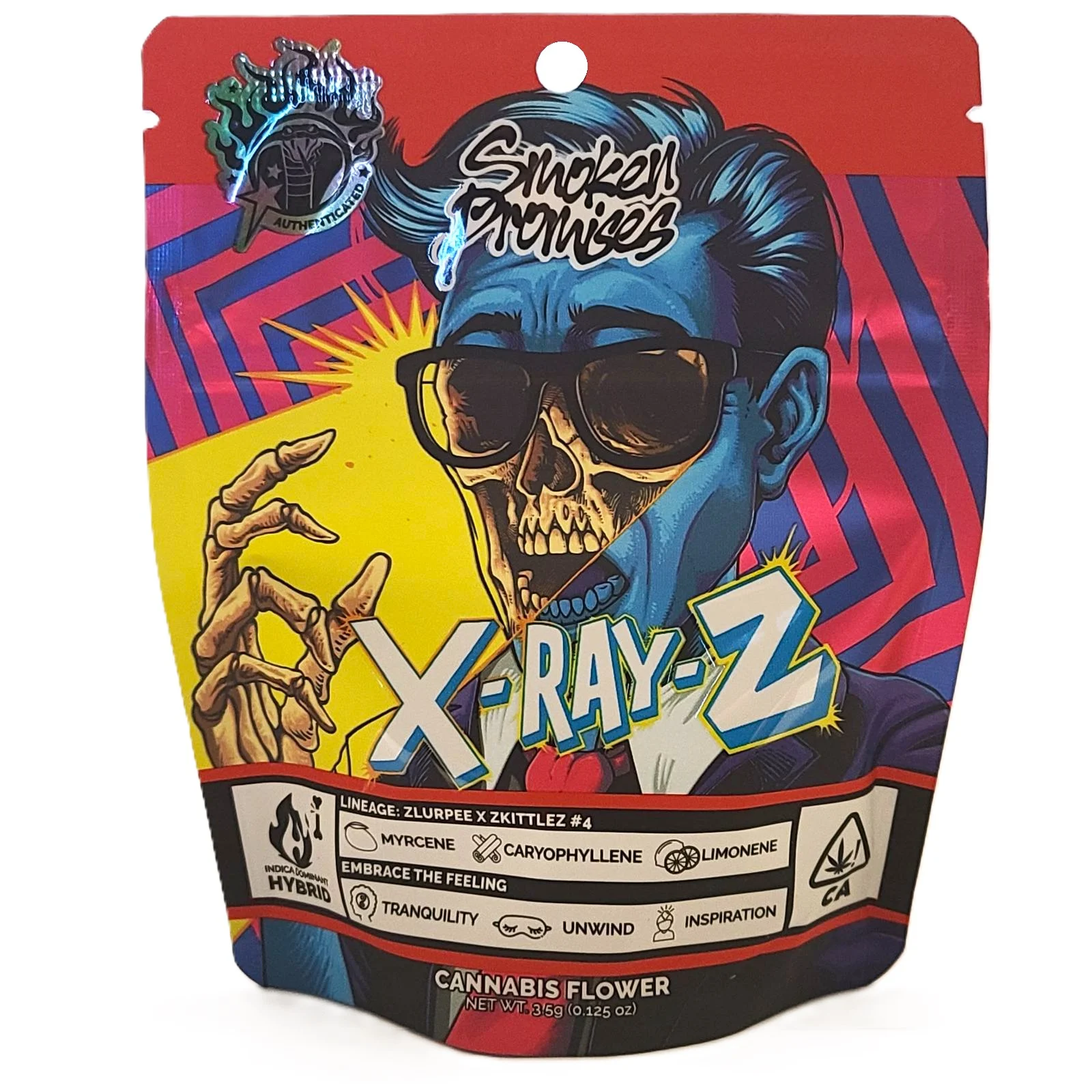 Photograph of product: Smoken Promises - X-Ray-Z - Flower - 3.5g