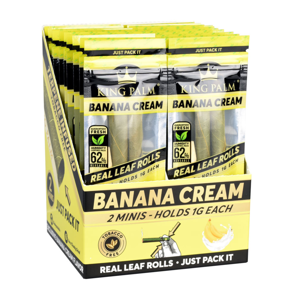 Photograph of product: King Palm Mini 2pk (Banana Cream)