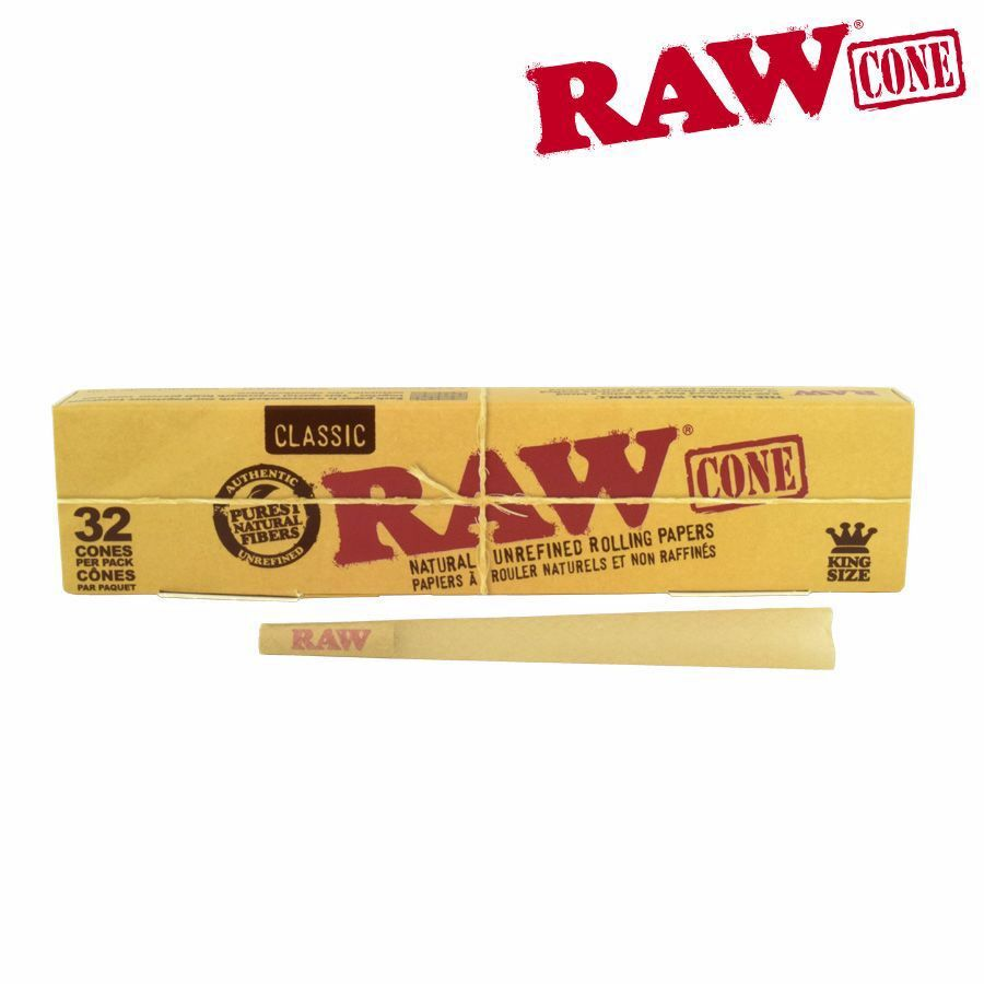 Photograph of product: RAW Classic | Cones 32 Pack King Size