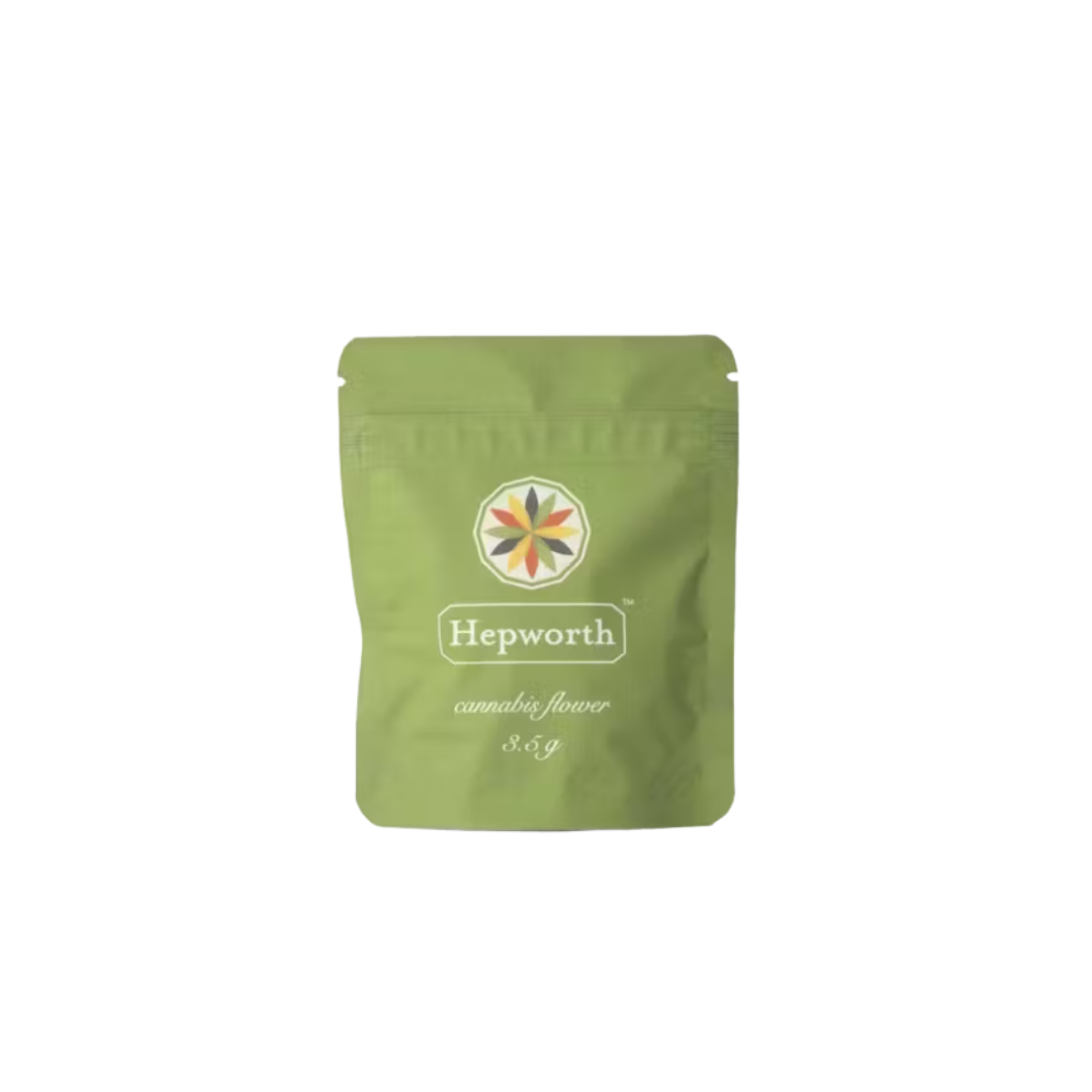 Photograph of product: Hepworth | Flower | Hybrid | Kush Mintz x Gelato 41 | Sun Grown - 3.5g