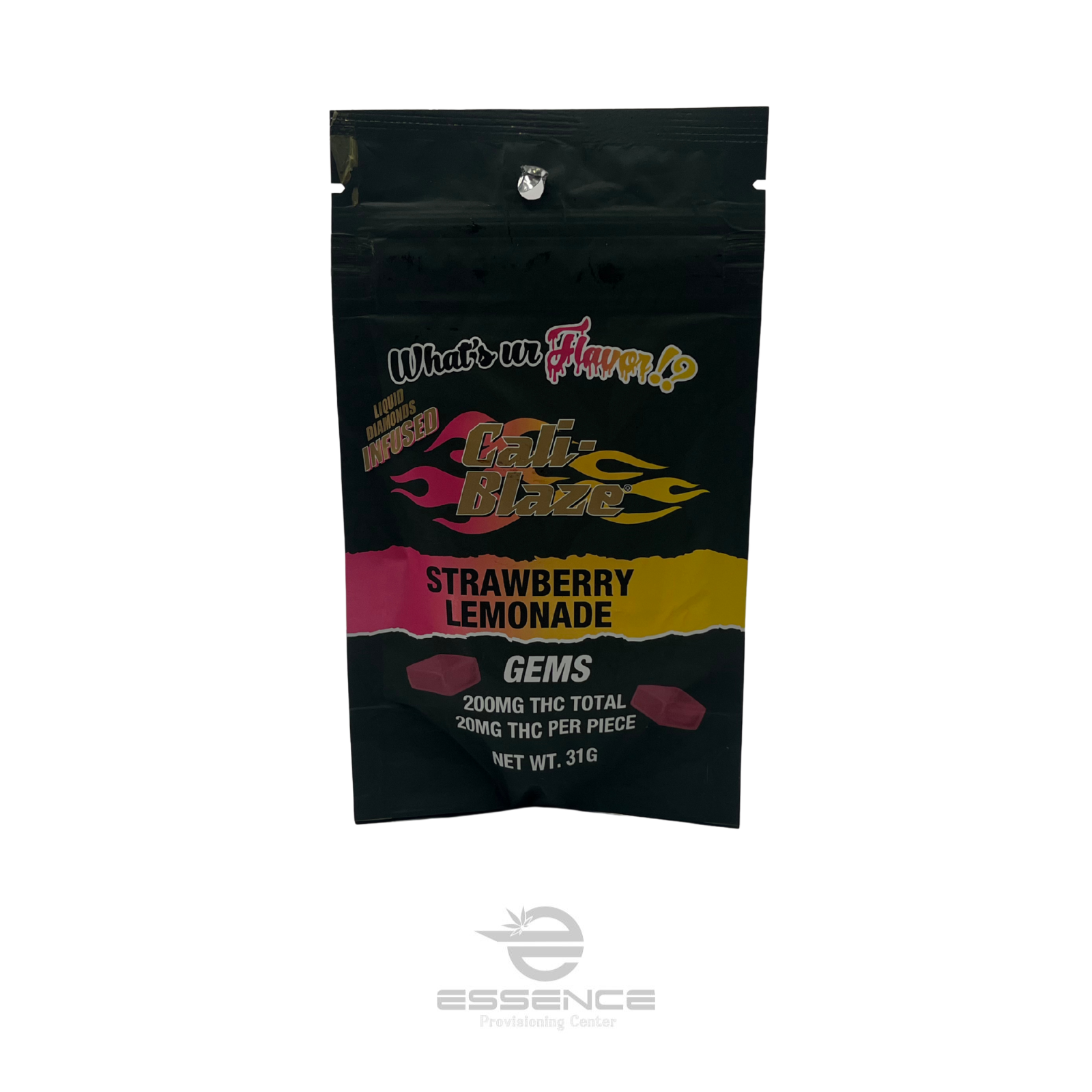 Photograph of product: Cali Blaze - Strawberry Lemonade Gummies - 200mg