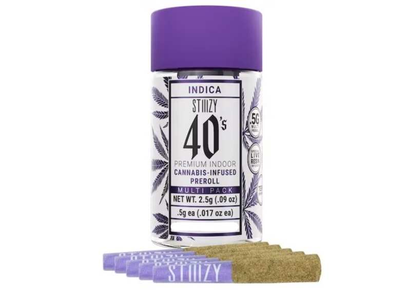 Photograph of product: Biscotti 40's Infused Pre-Roll Multi-Pack | 2.5g