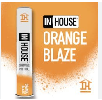 Photograph of product: Orange Blaze Infused Pre-Roll | .75g