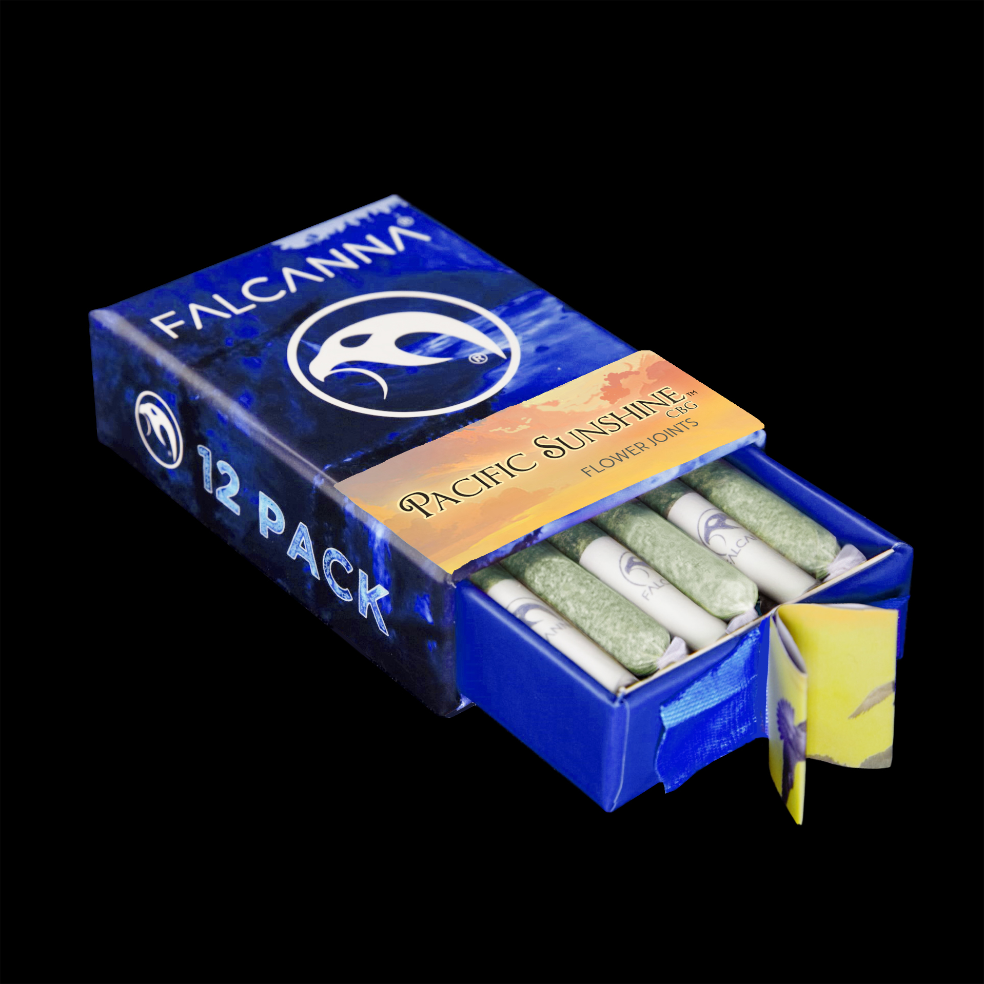 Photograph of product: Pacific Sunshine + CBG Pre-Roll 12-Pack | 7.2g (DOH)