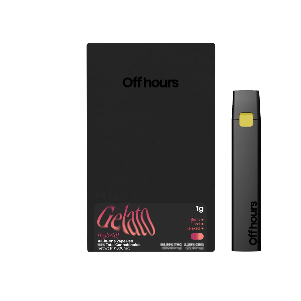 Photograph of product: Off Hours | AIO Vape Gelato