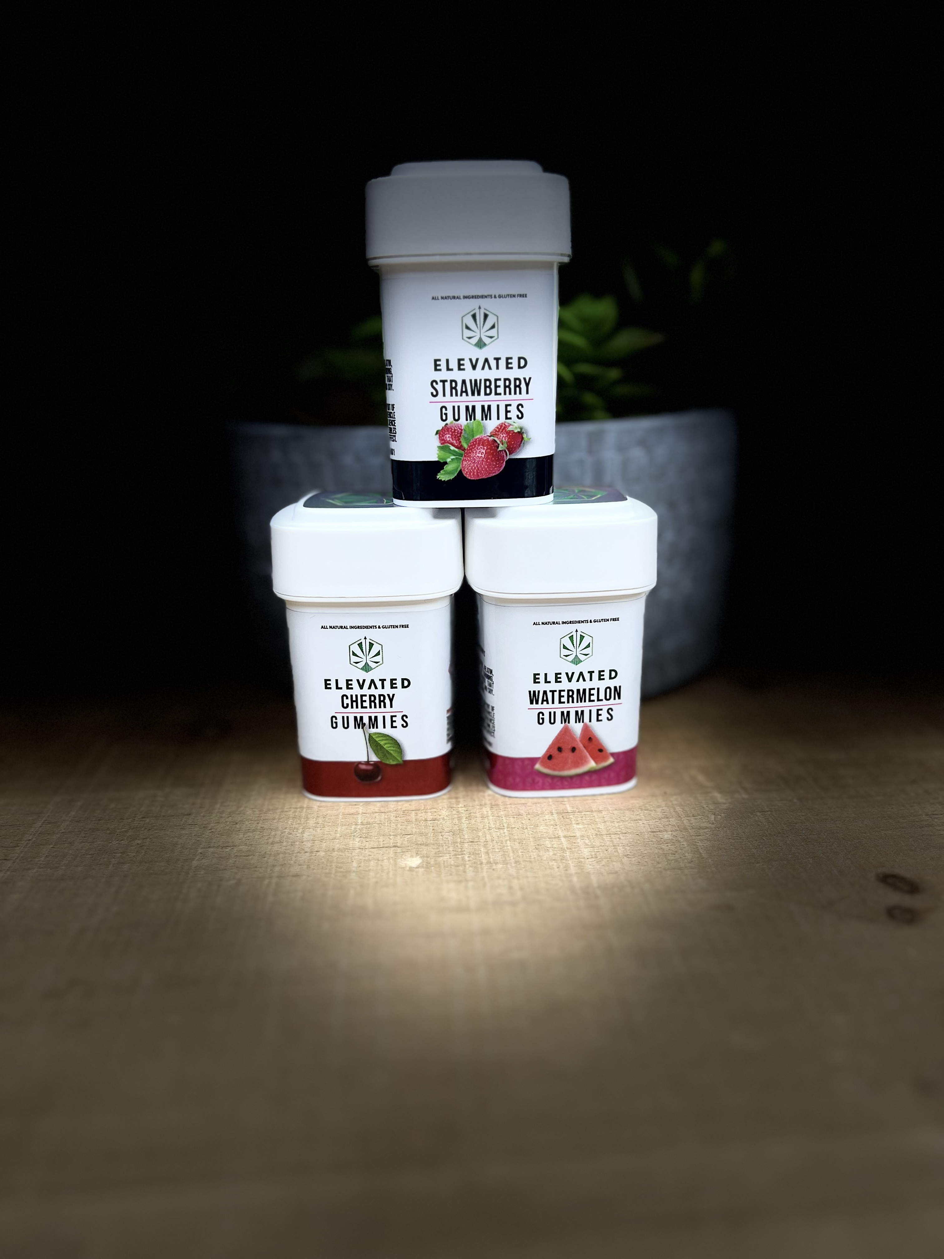 Photograph of product: Elevated | Cherry Gummies | 100MG (H)