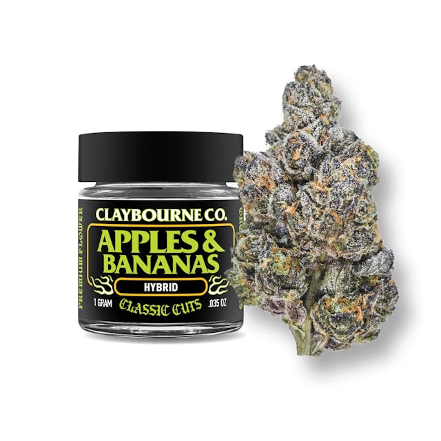 Photograph of product: Apples & Banana (H) - 1g Jar - Retail