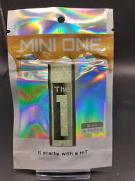 Photograph of product: The One | Disposable | Live Rosin | Dabgo Mini One - Apple Zkittlez-Green | 0.2g
