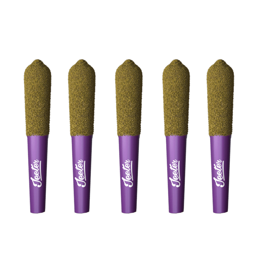 Photograph of product: Jeeter Infused Preroll 5pk - Strawberry Sour Diesel