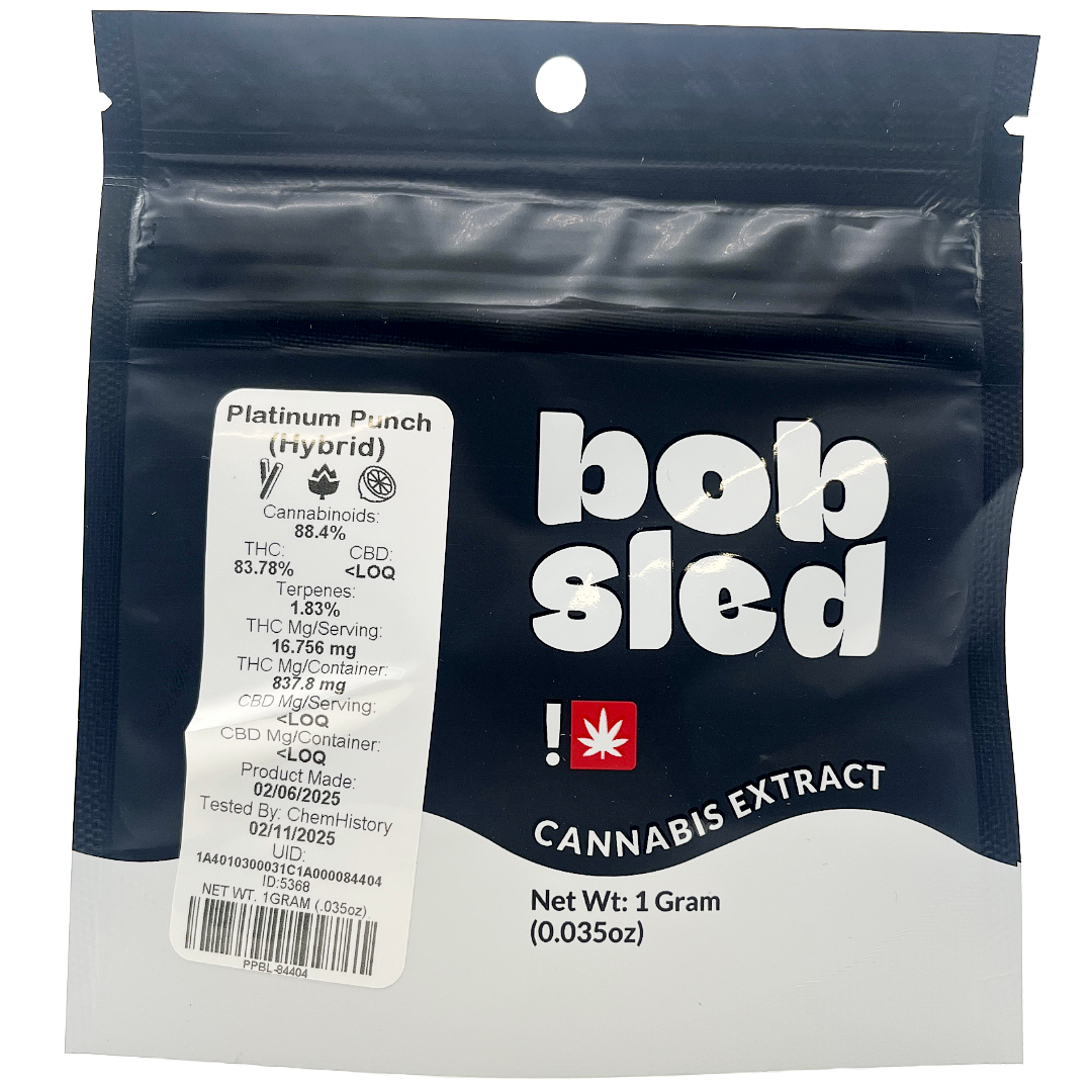 Photograph of product: Bobsled- Platinum Punch 1G MD Cart (H)