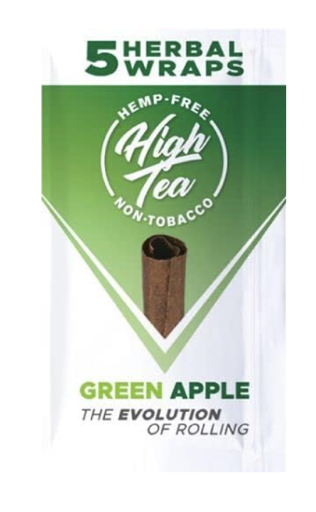 Photograph of product: High Tea All Natural Smoking Wraps - Green Apple