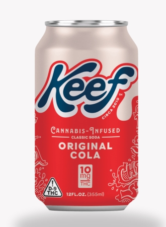 Photograph of product: Keef Soda - Original Cola - 10mg TH-oui