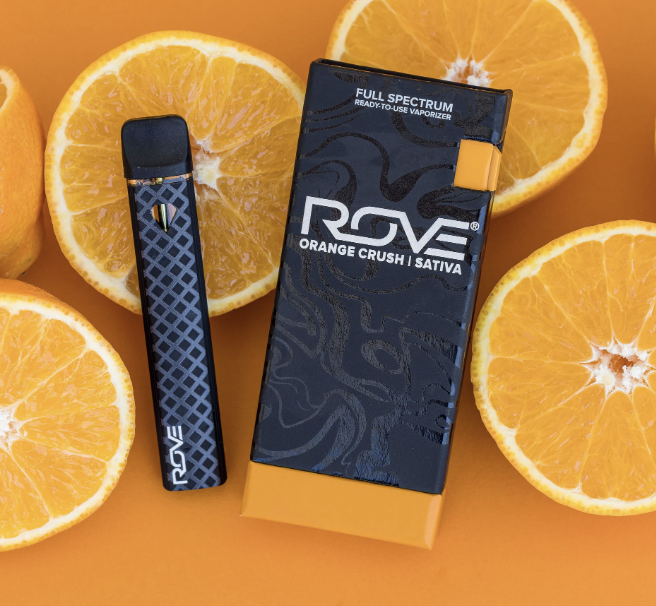 Photograph of product: ROVE-Live Resin/Diamond-Orange Crush