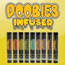 Photograph of product: Doobies Pre-Roll Infused 1g Tangie Diesel