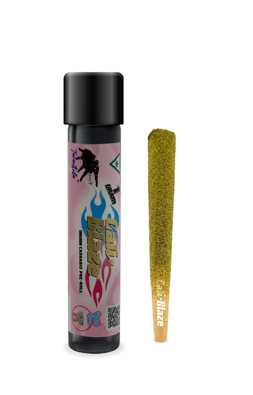 Photograph of product: Cali-Blaze | Bubblegum | 1g Tarantula PreRoll | Infused