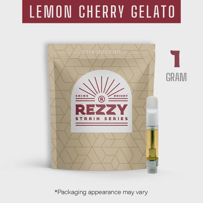 Photograph of product: Lemon Cherry Gelato 1g Distillate Cartridge