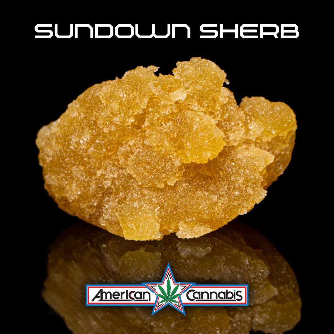 Photograph of product: American Oui'd Live Resin  | Sundown Sherb