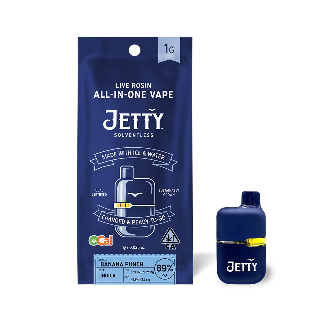 Photograph of product: Banana Punch Solventless AIO - ["1 g"]