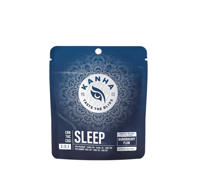 Photograph of product: Marionberry Plum | Sleep | FX Nano | 3:2:1 | 100mg Gummies