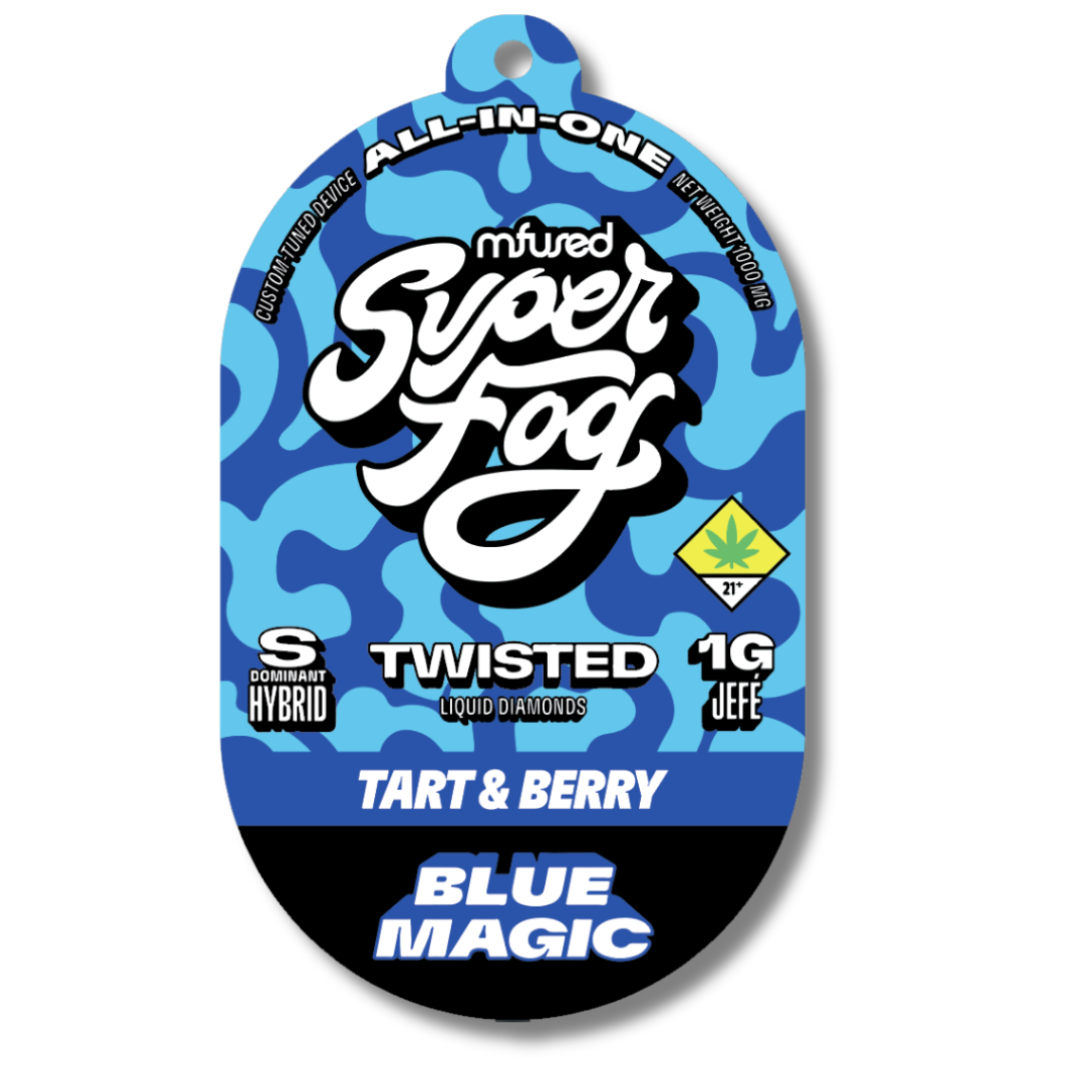 Photograph of product: Blue Magic VIBES Full Spectrum Jefe Disposable (Super Fog)