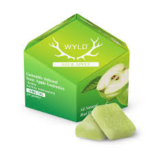 Photograph of product: Wyld -  Pear 1:1 TH-oui:CBG 100mg