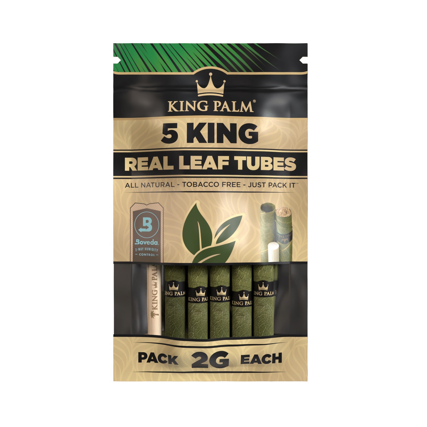 Photograph of product: King Palm l Hemp Wrap l 5 pack