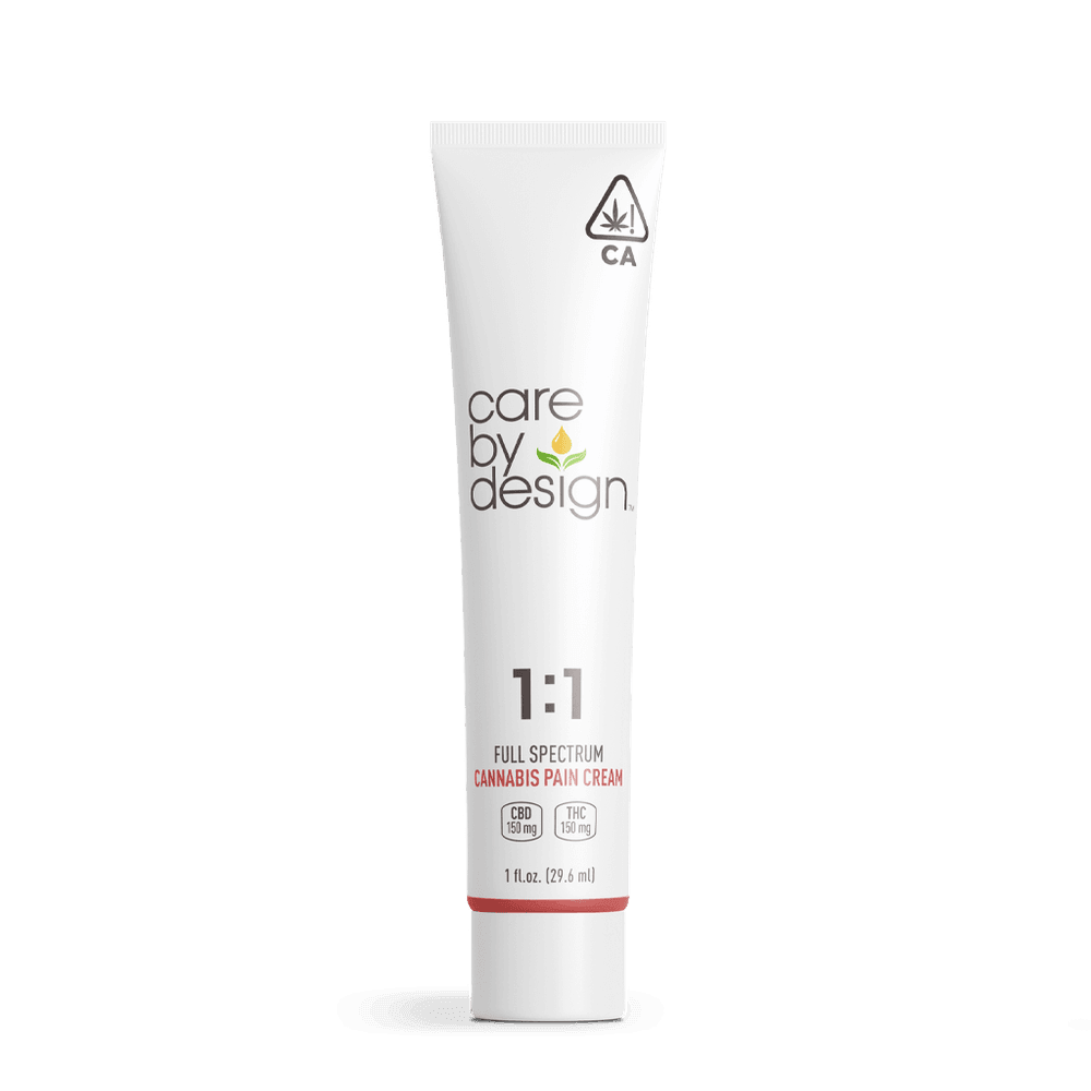 Photograph of product: CARE BY DESIGN - PAIN CREAM - 1:1 CBD/TH-oui 1OZ