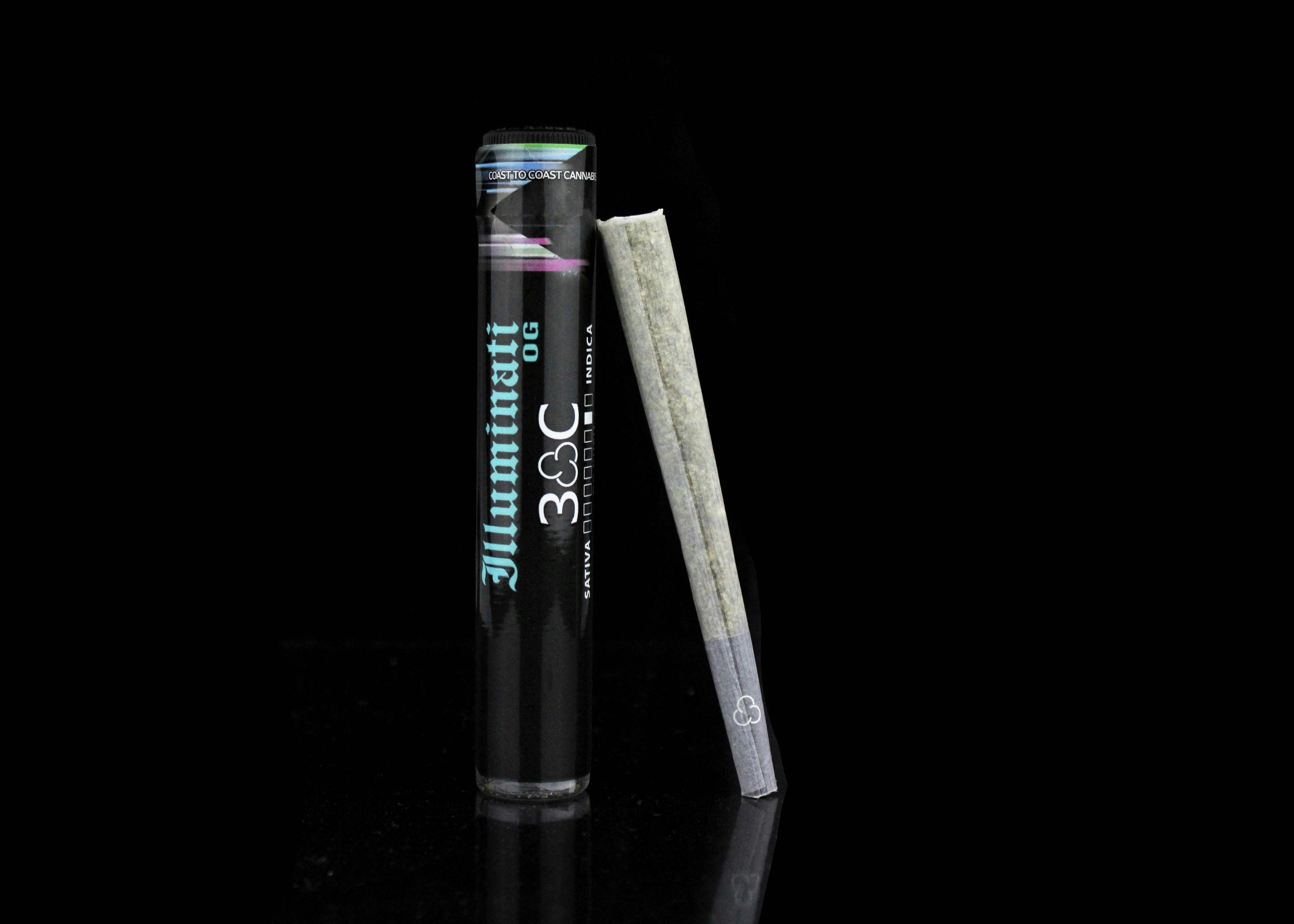 Photograph of product: 3C - Illuminati OG - Preroll - - Oui'd - Indoor