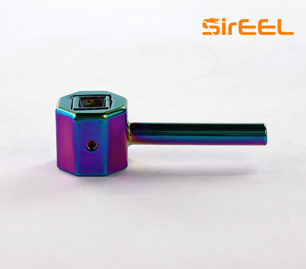 Photograph of product: Shapes Series | Iridized Hand Pipe | Assorted