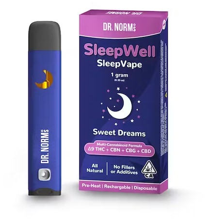 Photograph of product: Dr. Norm's Sleep Well Sweet Dreams All In One 1g