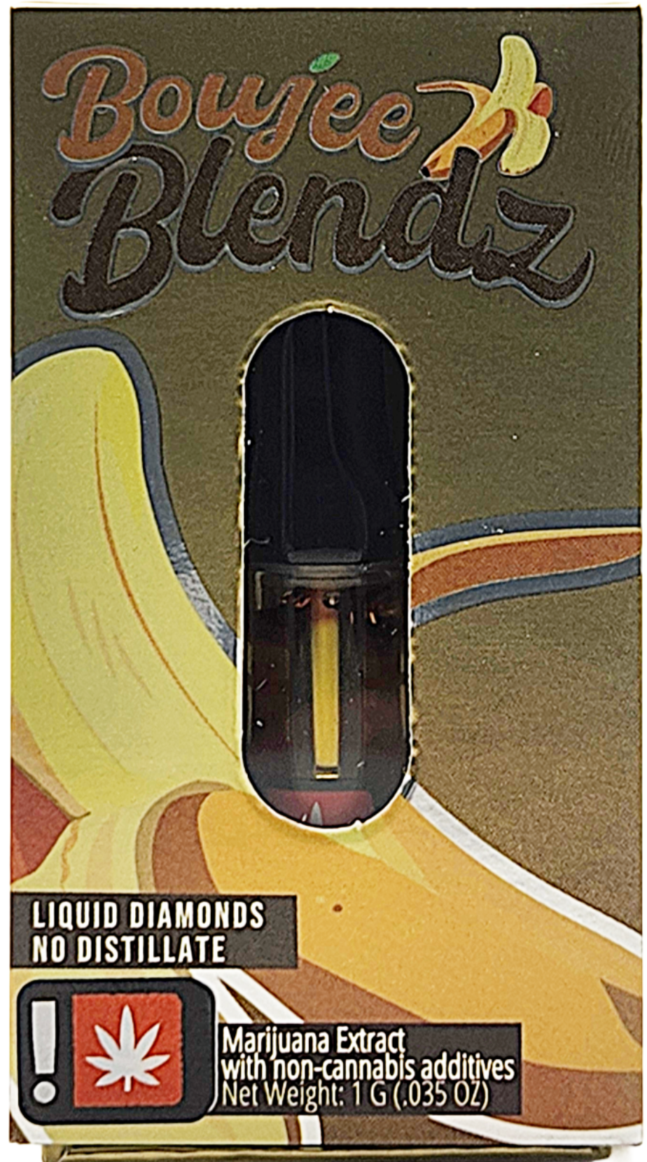 Photograph of product: Boujeeblendz- Banana 1G Cart