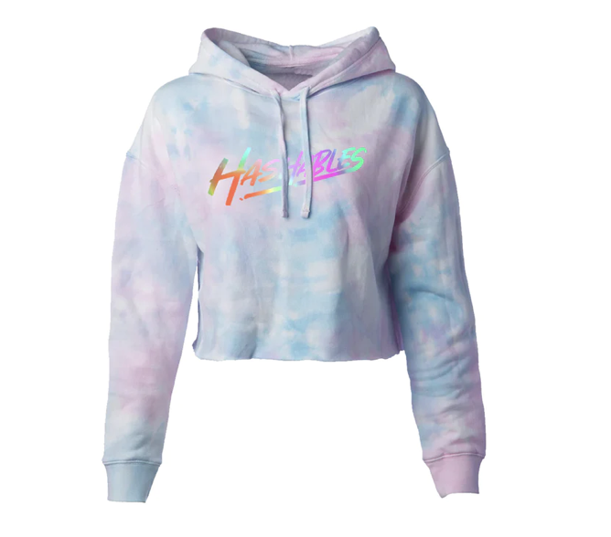 Photograph of product: au chocolatables Crop-top XSM Tie-dye
