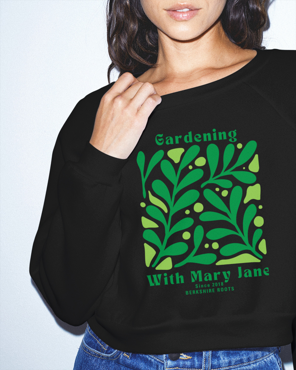 Photograph of product: Gardening with Mary Jane | Late Night Crew Neck | Small