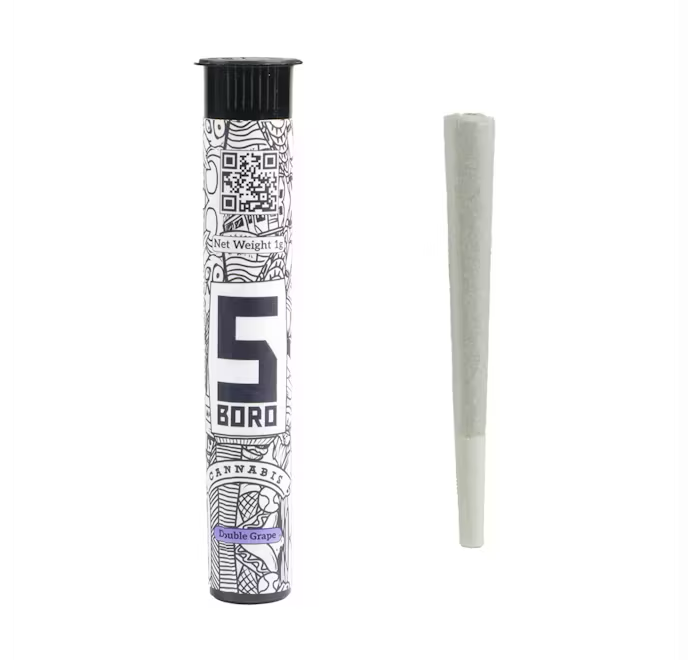 Photograph of product: 5-Boro | Pre-roll | Double Grape