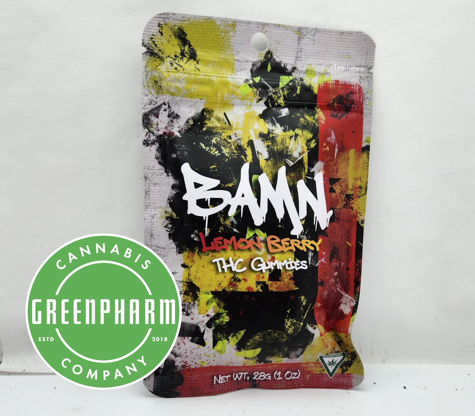 Photograph of product: Edible | BAMN | Lemon Berry Gummies | 200mg