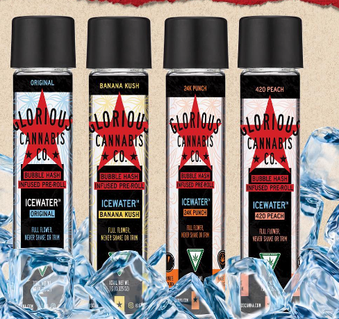 Photograph of Product: Glorious Cannabis - Bubble Hash Pre-roll 1g - Cherry Cola