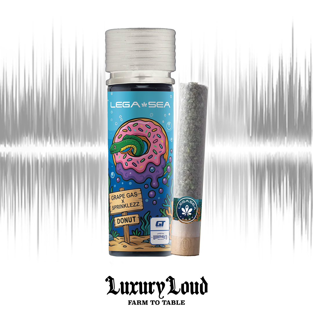 Photograph of product: Infused Donut UNRIVALED - Grape Gas x Sprinklezz Donut 1.5g