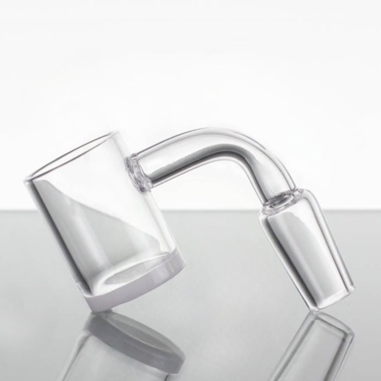 Photograph of product: Bong | 14mm 90 Degree White Bottom Banger