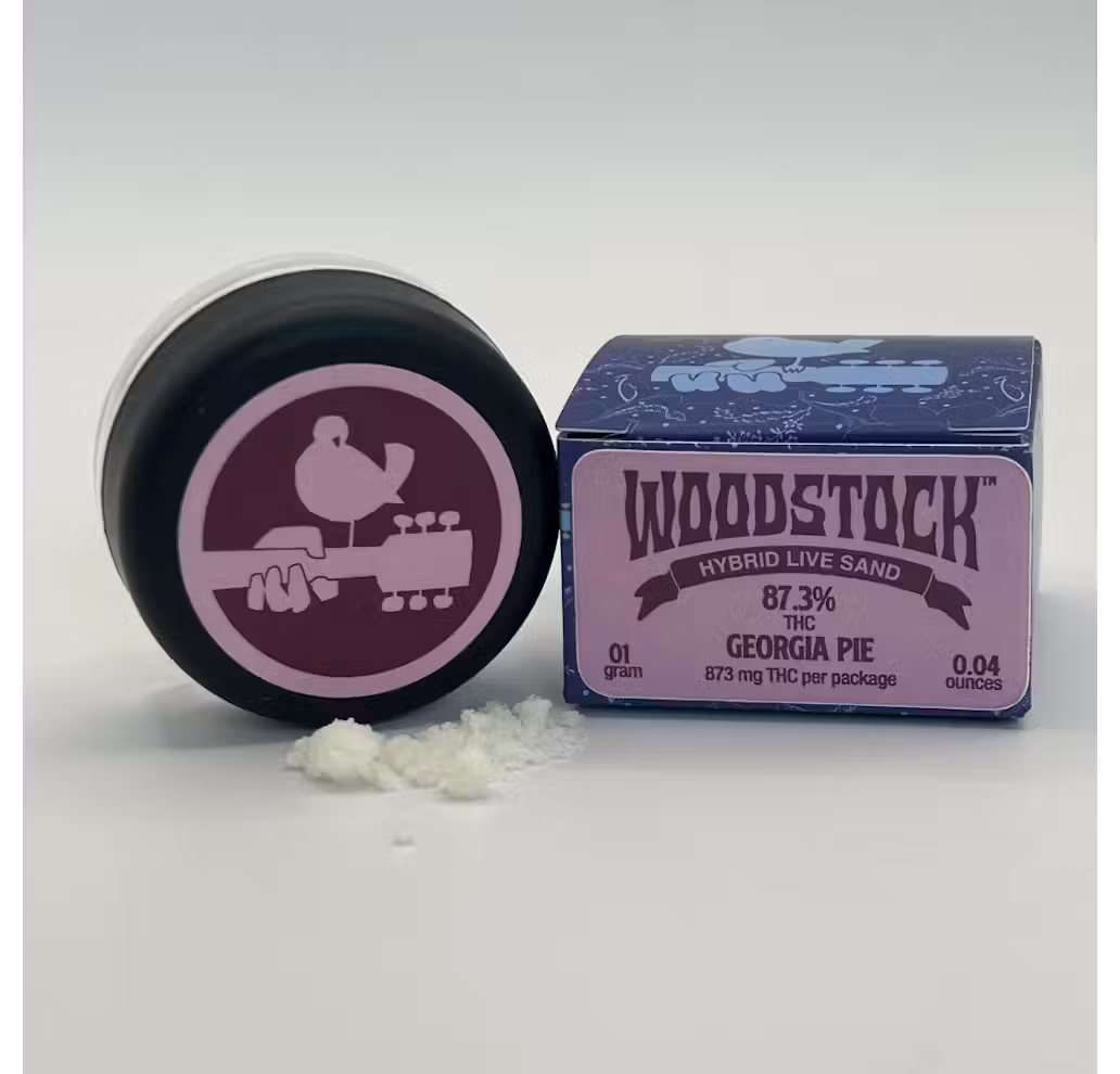 Photograph of product: Woodstock | Georgia Pie Live Resin Sand concentrate, 1g