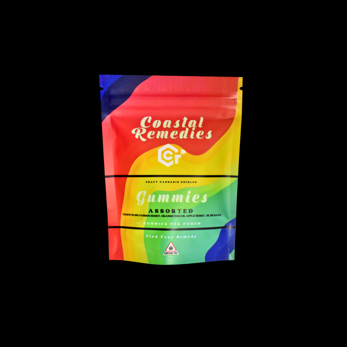 Photograph of product: Coastal Remedies Gummies Assorted 100 MG
