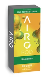 Photograph of product: Miami Gelato - Live Flower Cartridge - 1g