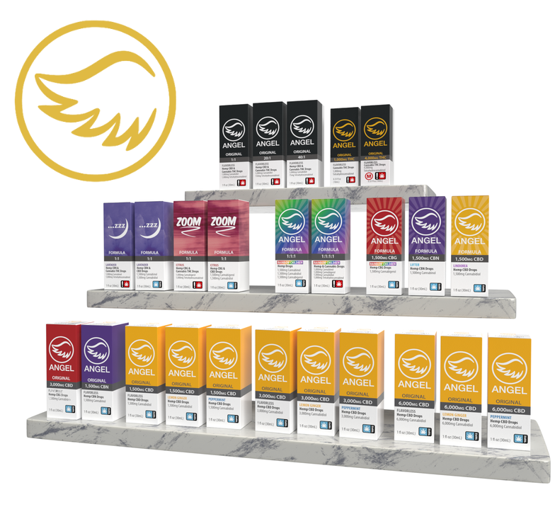 Photograph of product: Angel Wings CBD:CBN Hemp Tincture]Zzz..