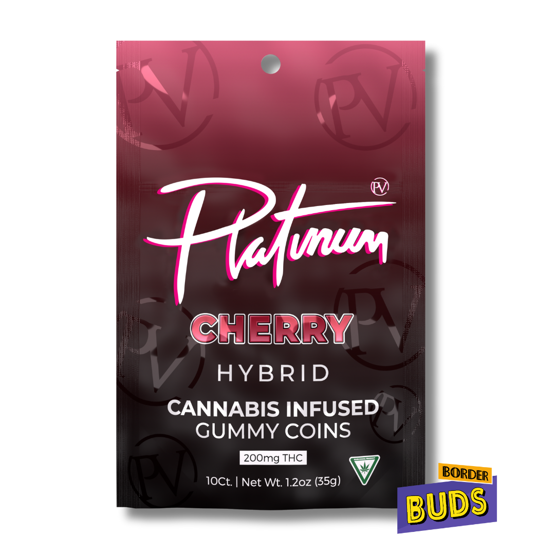 Photograph of product: Cherry | Platinum Vape | 200mg | Gummies