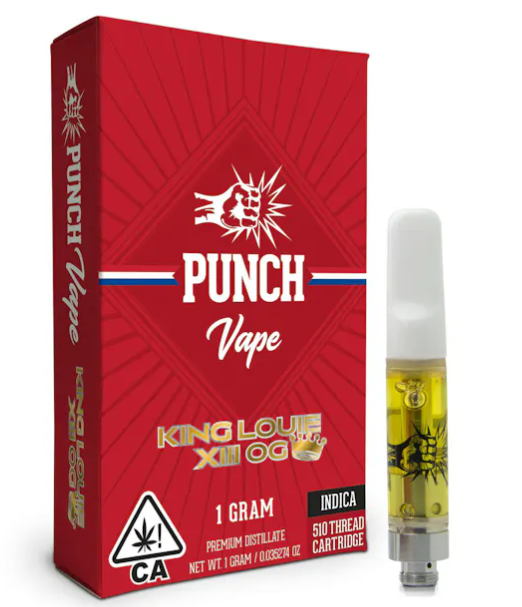 Photograph of product: King Louie Xiii Og [I] Distillate Cart   Punch Edibles & Extracts