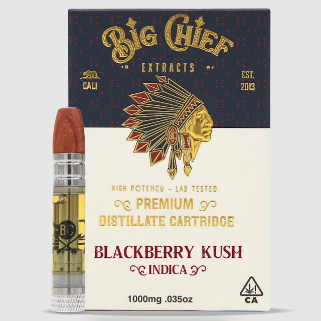 Photograph of product: Big Chief - Blackberry Kush 1g - 