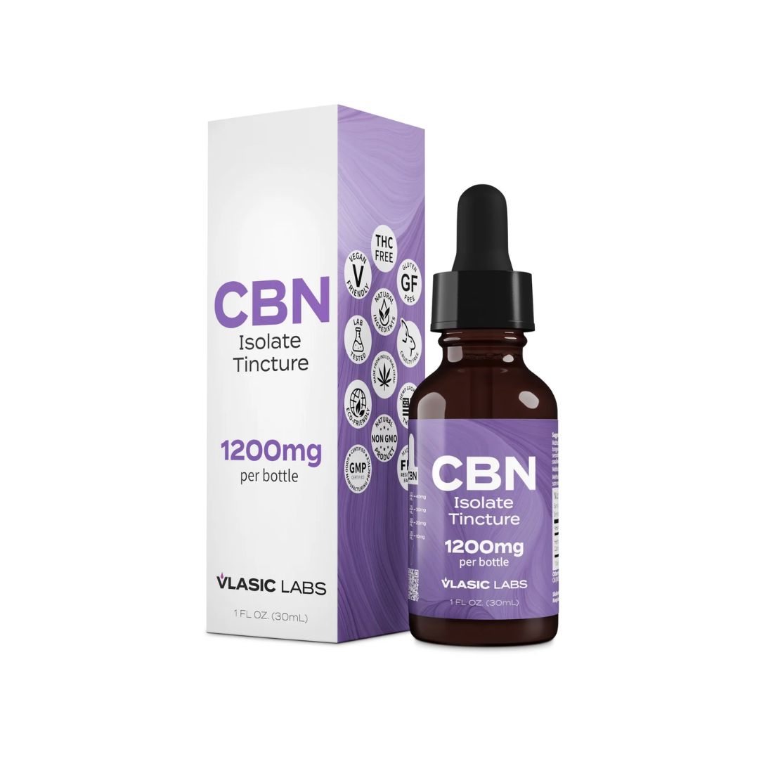 Photograph of product: Vlasic | Isolate Tincture | CBN | 1200mg