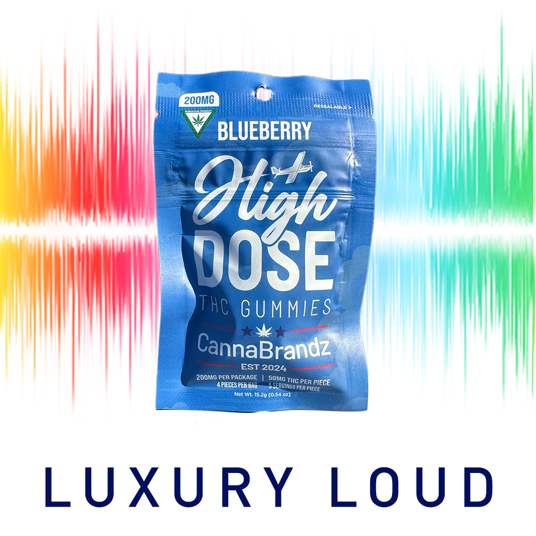 Photograph of product: Cannabrandz | Blueberry | High Dose Gummies