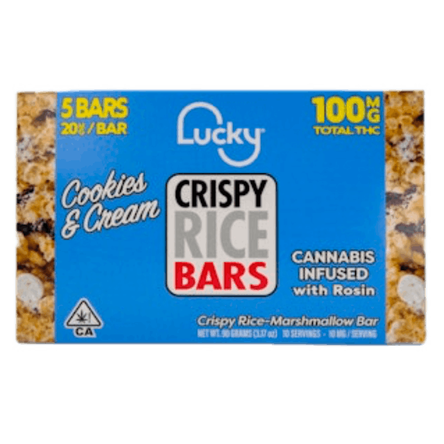 Photograph of product: Cookies & Cream Crispy Rice Bar - 